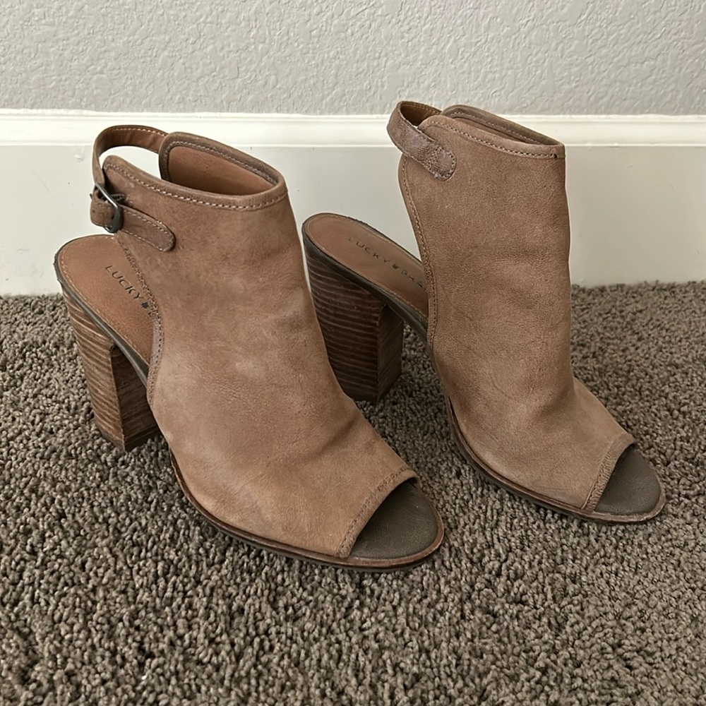 Lucky Brand block heels